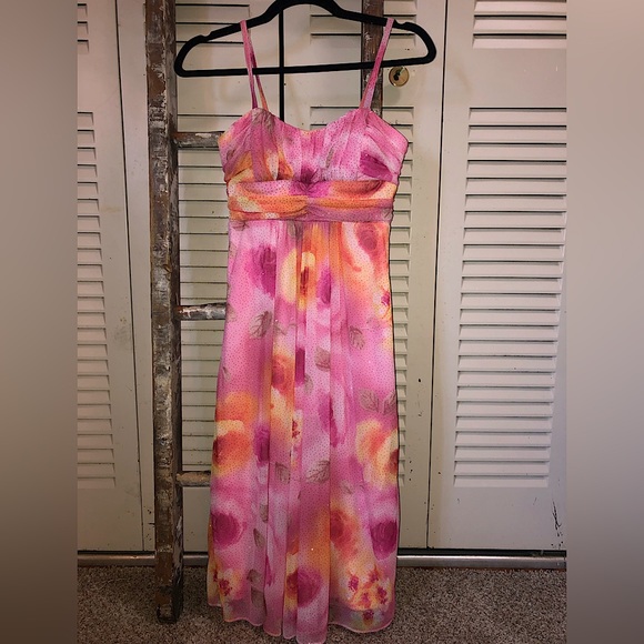 90s Y2K Floral Midi Dress from Fanny Fashion - Picture 1 of 5